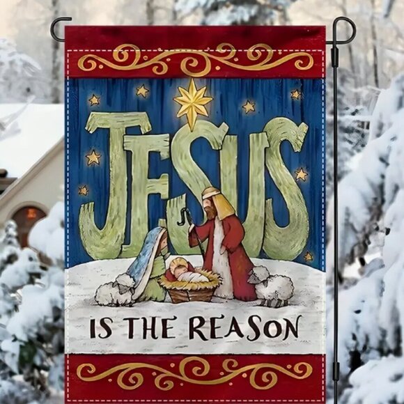 Jesus Is the Reason Yard Flag NWT - Picture 4 of 4